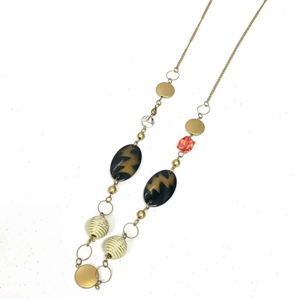 Victoria Leland Designs Gold and Black Women's Necklace